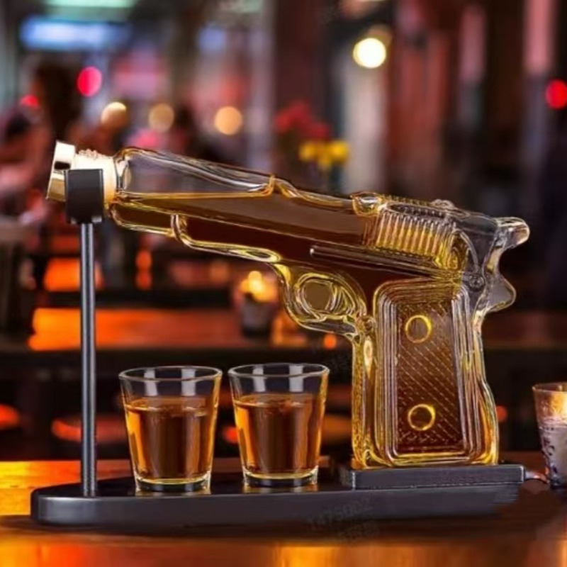 Glass Decanter Whiskey - Dekanter do whisky i wódki w