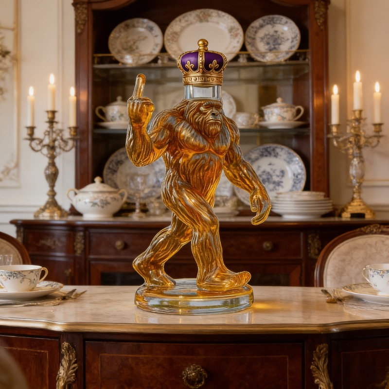 Glass Decanter Whiskey - Zabawna karafka do whisky w kształcie