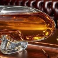Glass Decanter Whiskey - Karafka do whisky w kształcie łodzi