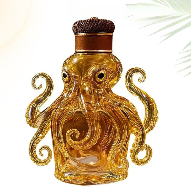 Glass Decanter Whiskey - Dekanter do whisky w kształcie ośmiornicy,