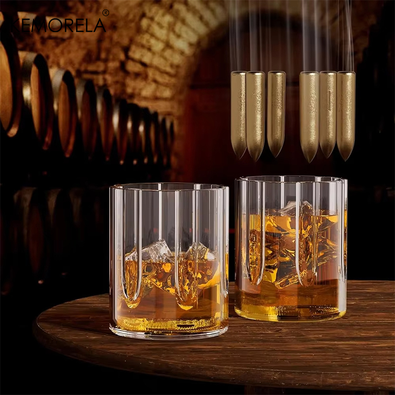 KEMORELA Rewolwer Szklana kara – Glass Decanter Whiskey recenzja i cena