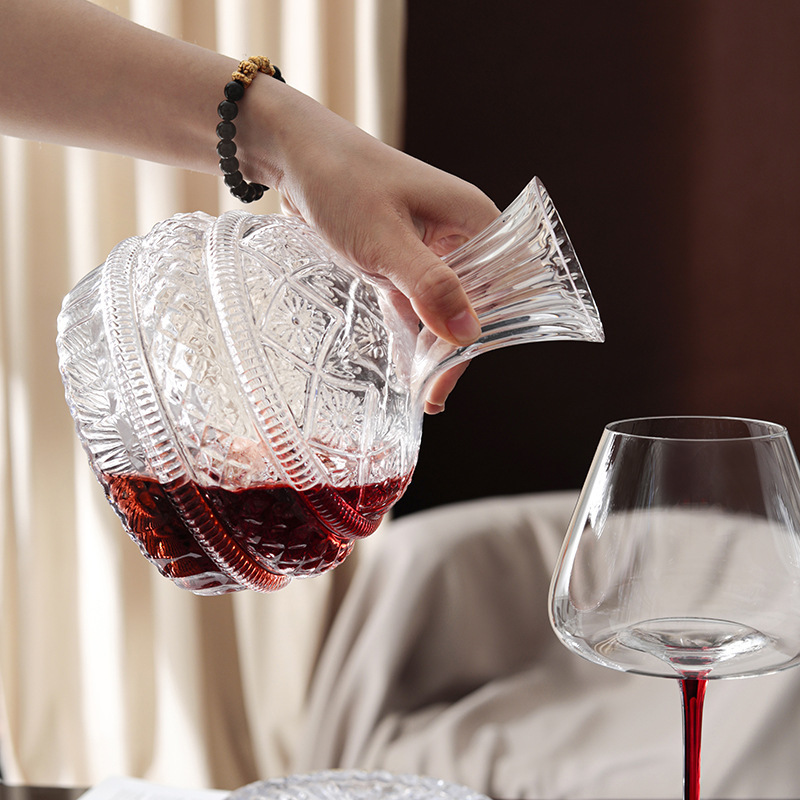 DEOUNY Europejska obrotowa kar – Glass Decanter Whiskey recenzja i cena