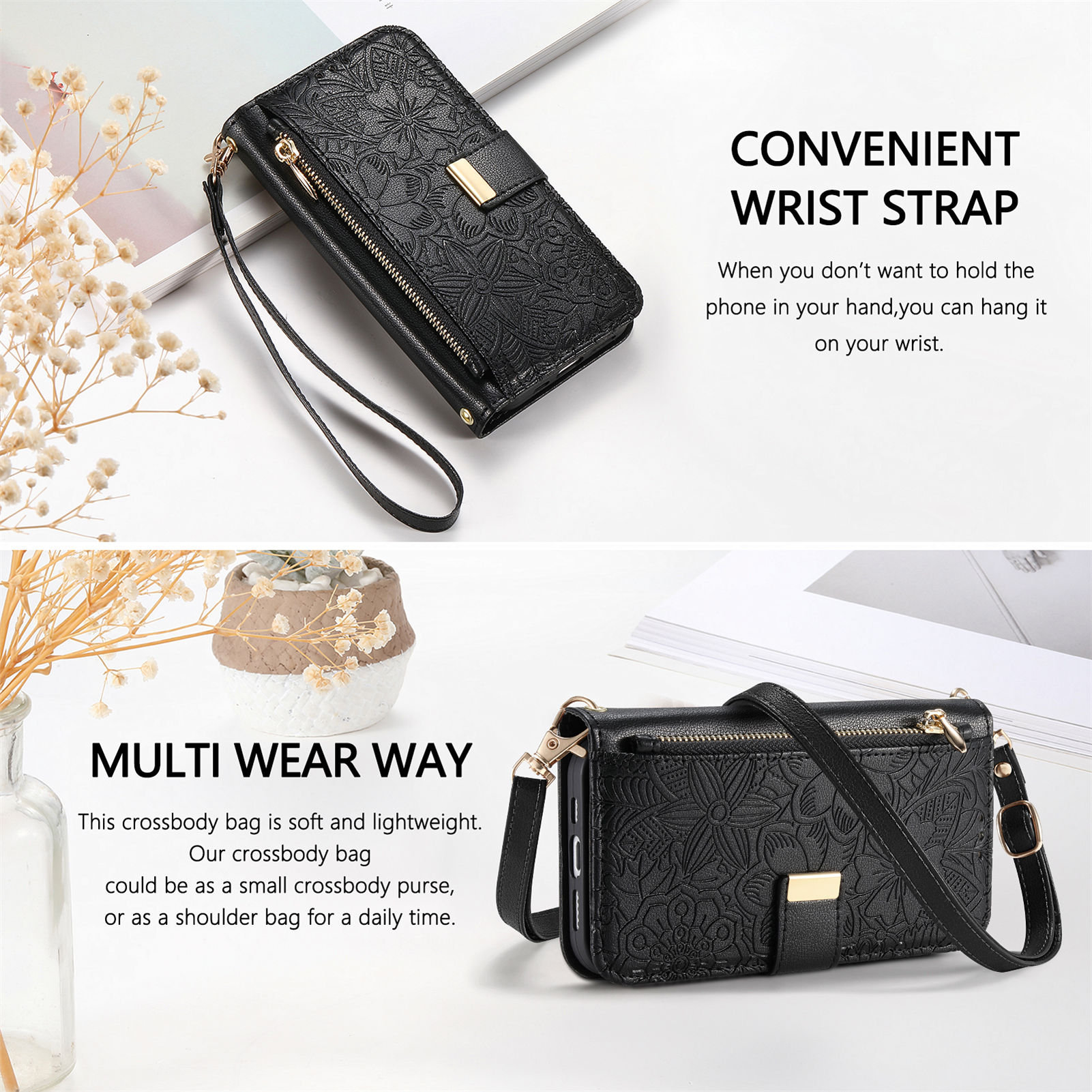 Skórzane etui z zamkiem błyska – Leather Card Wallet recenzja i cena
