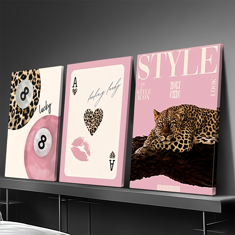 3 szt. Obraz na płótnie z moty – Luxury Lifestyle Items recenzja i cena