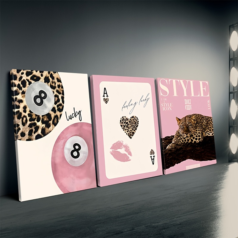 3 szt. Obraz na płótnie z moty – Luxury Lifestyle Items recenzja i cena