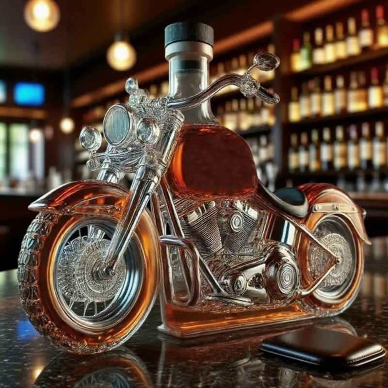 Karafka do whisky w stylu moto – Glass Decanter Whiskey recenzja i cena