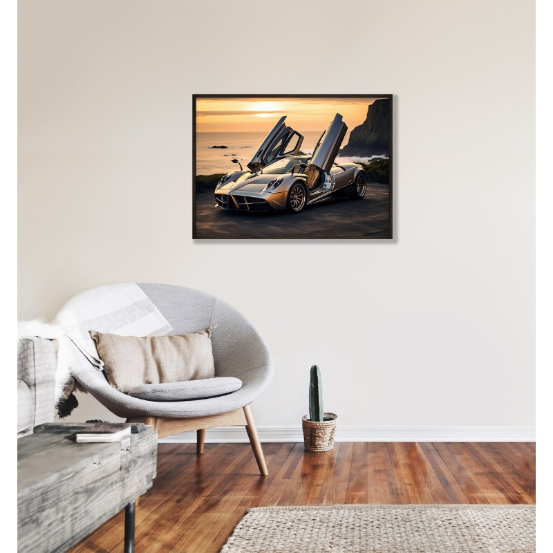 Bezramowy Nowoczesny Plakat z  – Luxury Lifestyle Items recenzja i cena