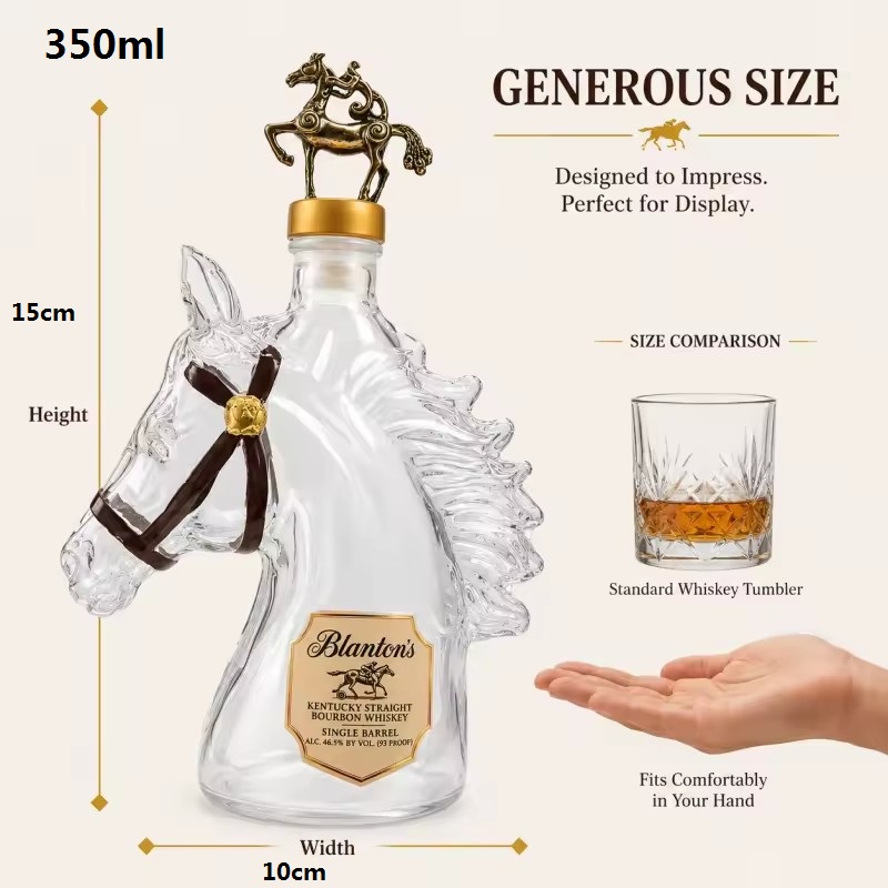 350ml Szklana karafka do whisk – Glass Decanter Whiskey recenzja i cena